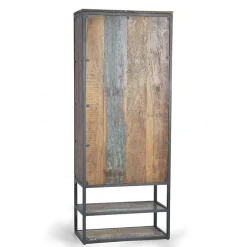 Wohnen Schrank aus Recyclingholz mit Lackresten - Miriam