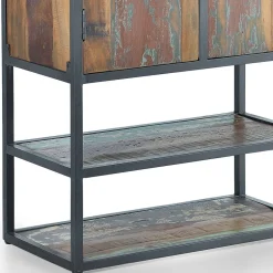 Wohnen Schrank aus Recyclingholz mit Lackresten - Miriam