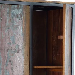 Wohnen Schrank aus Recyclingholz mit Lackresten - Miriam