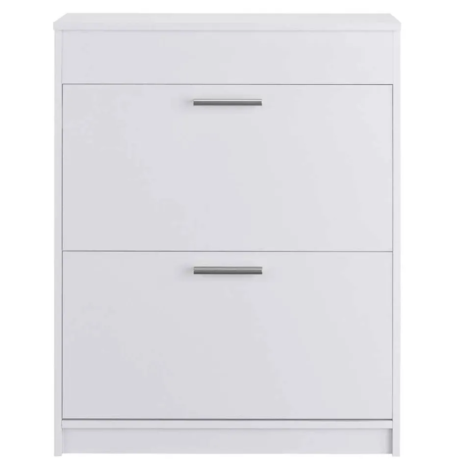 Wohnen Schrank für Schuhe in Weiß modern - Casimir