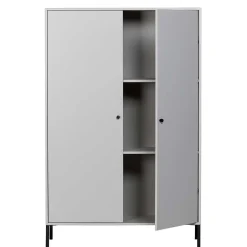 Schrank in Hellgrau und Schwarz - Aturin^Wohnen Sale