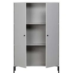 Schrank in Hellgrau und Schwarz - Aturin^Wohnen Sale