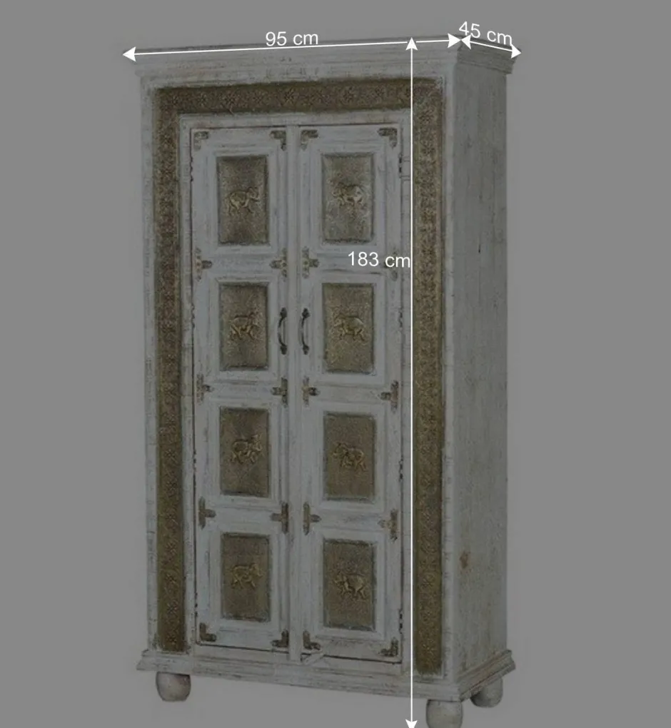 Wohnen Schrank mit Elefanten und Ornamenten - Sevenzina