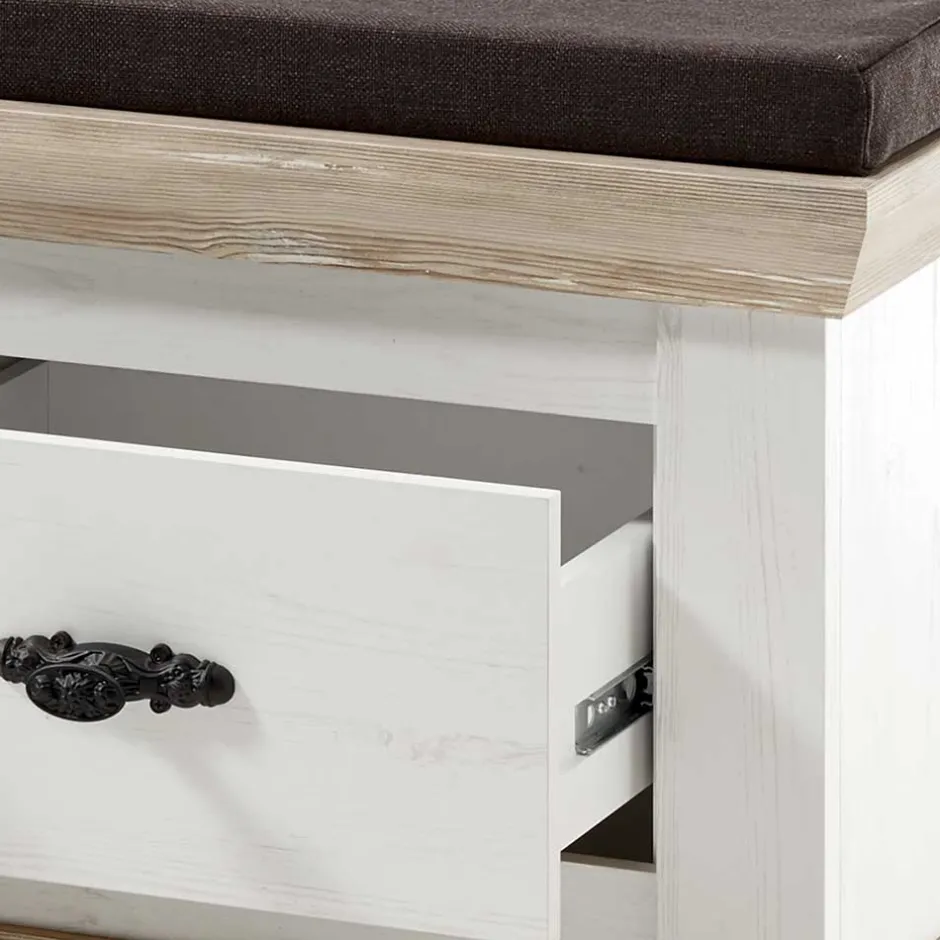 Schrank mit Spiegeltür & Garderobe - Nedita (dreiteilig)^Wohnen Online