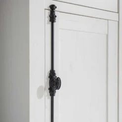 Schrankwand Chelles im weißem Landhaus-Stil (vierteilig)^Wohnen New