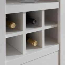 Schrankwand Chelles im weißem Landhaus-Stil (vierteilig)^Wohnen New