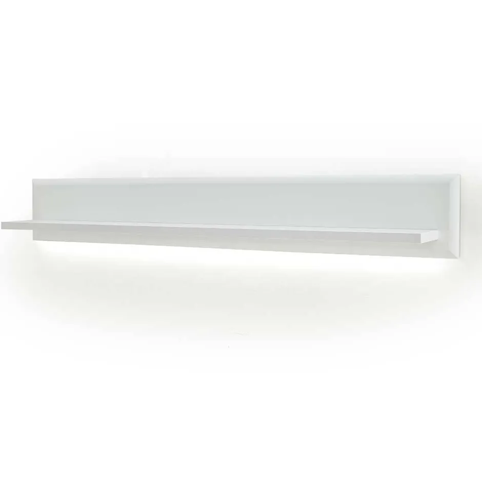 Schrankwand Wohnzimmer in Weiß - Hazime (vierteilig)^Wohnen