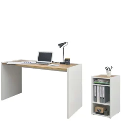 Wohnen Schreibtisch & Regal Kombi - Nonessia (zweiteilig)