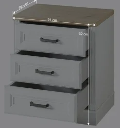 Schreibtisch & Rollcontainer Set - Mehady (dreiteilig)^Wohnen Outlet