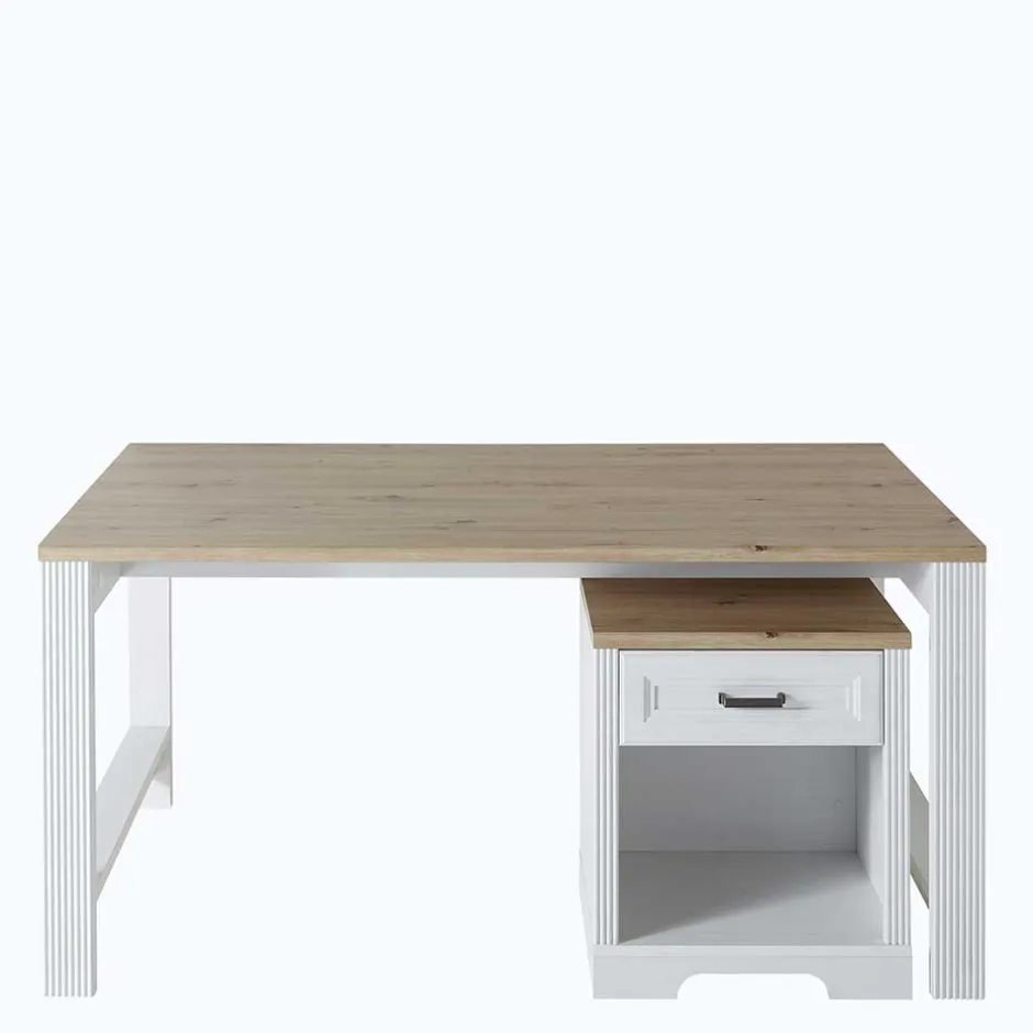 Wohnen Schreibtisch & Rollcontainer Kombi - Mehady (zweiteilig)