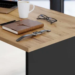 Wohnen Schreibtisch & Rollcontainer 158x79 cm - Contrage (zweiteilig)