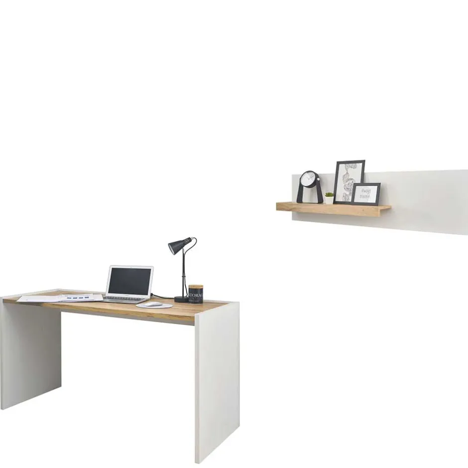 Schreibtisch & Wandboard modern - Nonessia (zweiteilig)^Wohnen