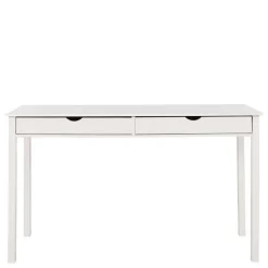 Kinder Wohnen Schreibtisch aus Holz in Weiß lackiert - Jaisa