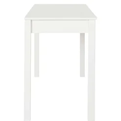 Kinder Wohnen Schreibtisch aus Holz in Weiß lackiert - Jaisa