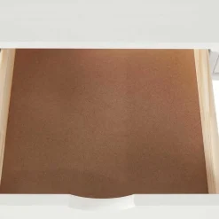 Kinder Wohnen Schreibtisch aus Holz in Weiß lackiert - Jaisa