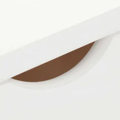 Kinder Wohnen Schreibtisch aus Holz in Weiß lackiert - Jaisa