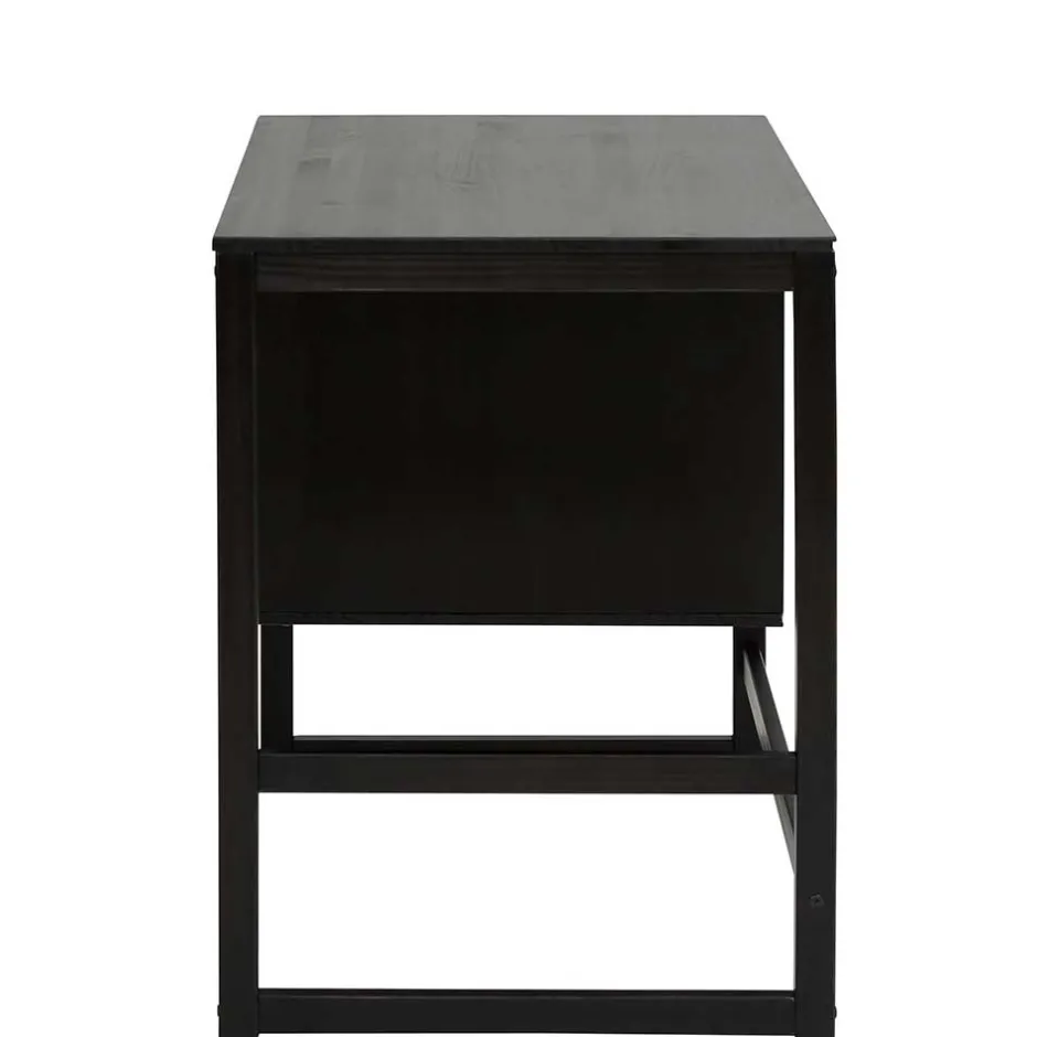 Schreibtisch aus Kiefer Dunkelbraun - Idamoro^Wohnen Best