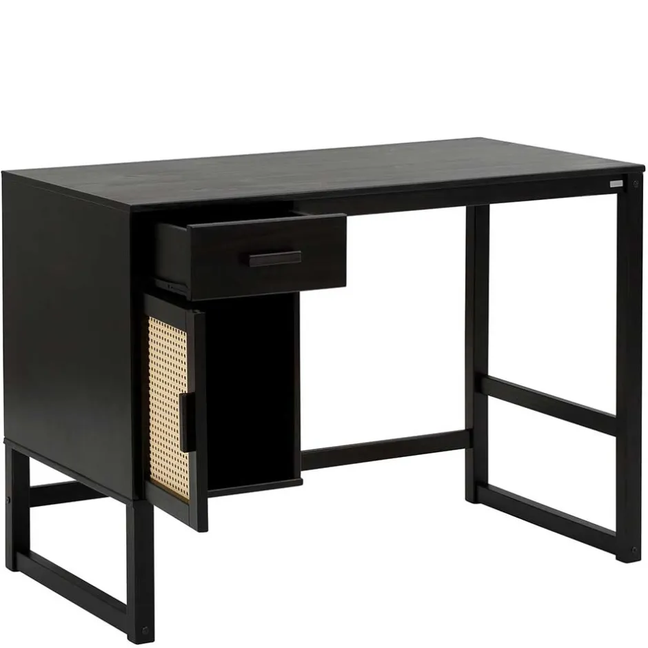 Schreibtisch aus Kiefer Dunkelbraun - Idamoro^Wohnen Best