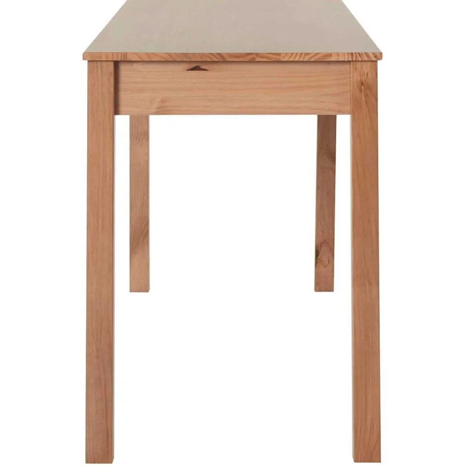 Kinder Wohnen Schreibtisch aus Kiefer Massivholz gebeizt & geölt - Saracan