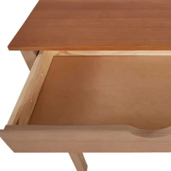 Kinder Wohnen Schreibtisch aus Kiefer Massivholz gebeizt & geölt - Saracan