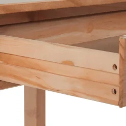 Kinder Wohnen Schreibtisch aus Kiefer Massivholz gebeizt & geölt - Saracan