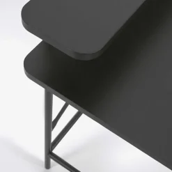 Wohnen Schreibtisch aus Metall in Schwarz - Andjes