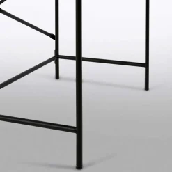 Wohnen Schreibtisch aus Metall in Schwarz - Andjes