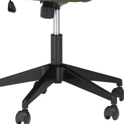 Schreibtisch Drehstuhl aus Strukturstoff Oliv Grün - Alexandro^Wohnen Discount