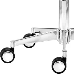 Wohnen Schreibtisch Hocker mit Rückenlehne in Weiß - Tanta