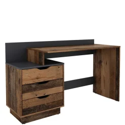 Schreibtisch in Altholz Optik mit Anthrazit - Georgia^Wohnen Sale