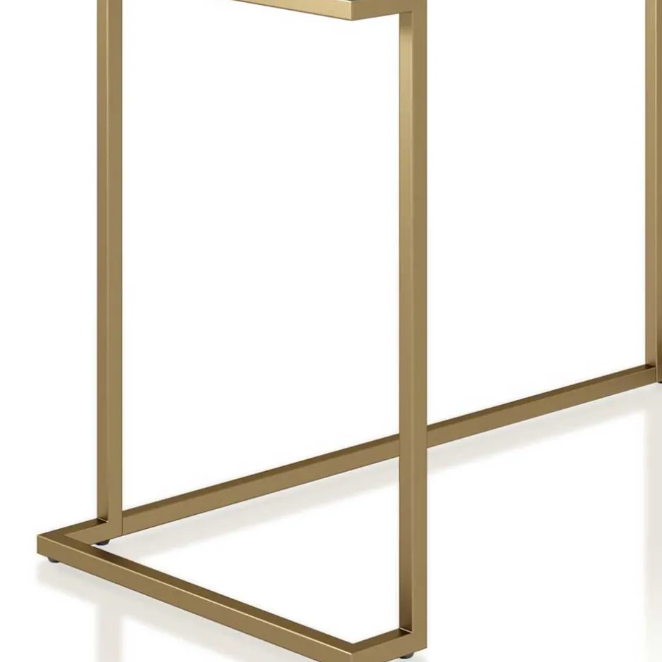 Kinder Wohnen Schreibtisch in Grau und Messing - Woman