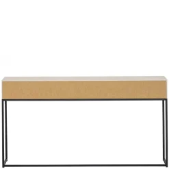 Schreibtisch in Hellgrau mit Schwarz - Lergavano^Wohnen Best