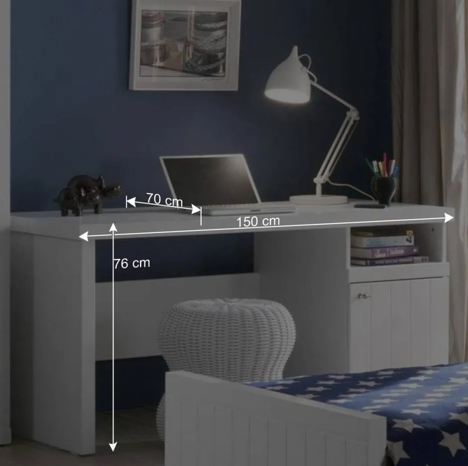 Schreibtisch Maggy mit 150 cm Breite^Wohnen