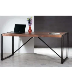 Wohnen Schreibtisch Mendoza aus Akazie Massivholz