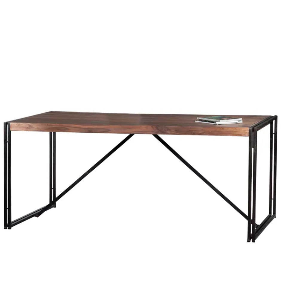 Wohnen Schreibtisch Mendoza aus Akazie Massivholz