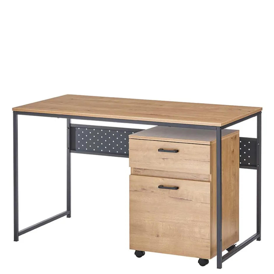 Schreibtisch mit Rollcontainer Set - Caprera (zweiteilig)^Wohnen Online