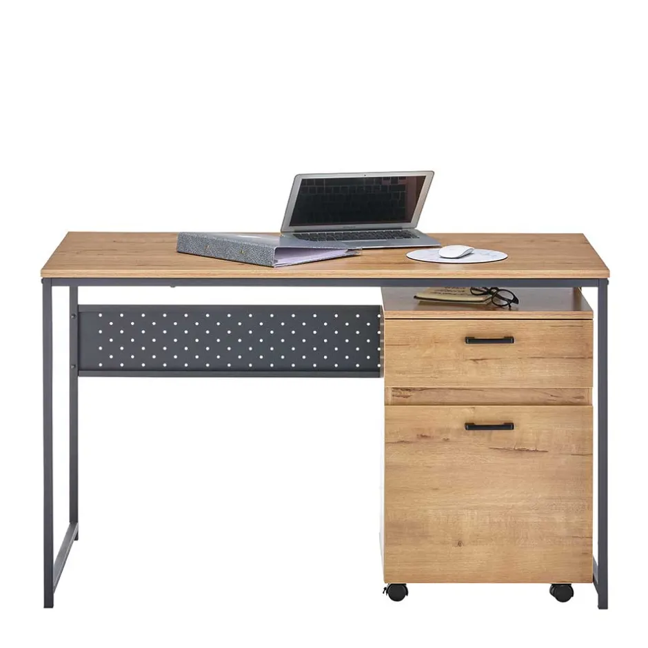 Schreibtisch mit Rollcontainer Set - Caprera (zweiteilig)^Wohnen Online