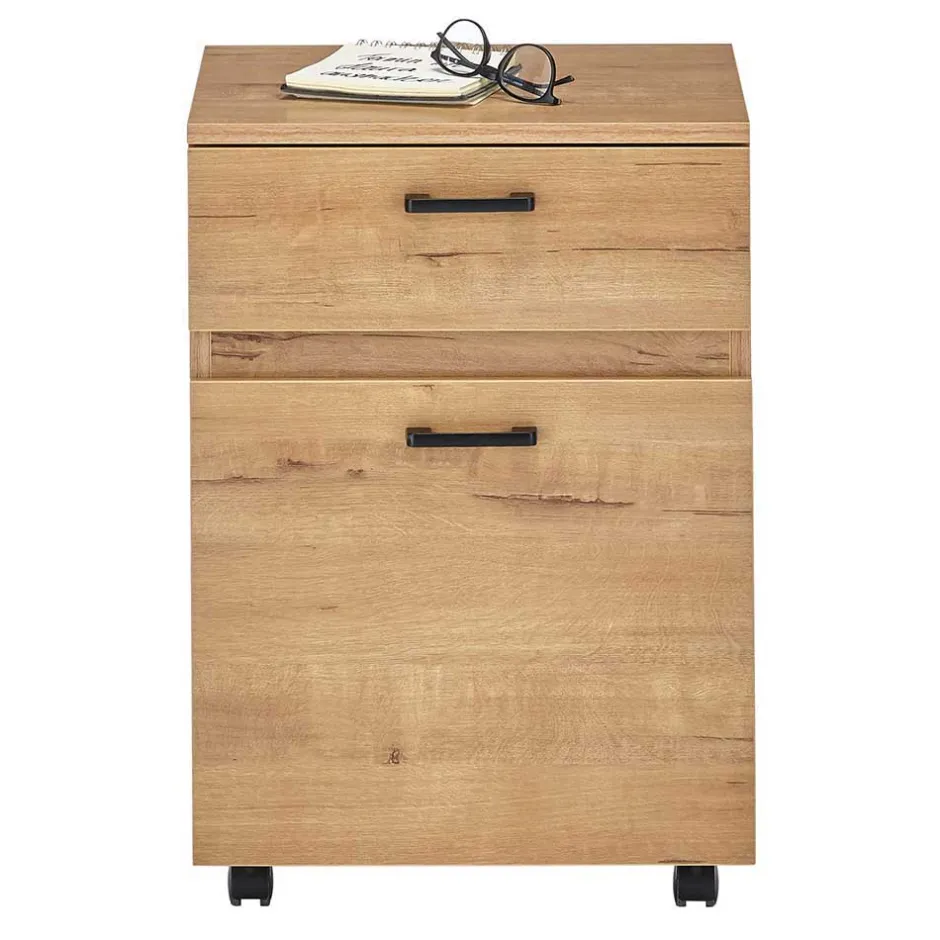 Schreibtisch mit Rollcontainer Set - Caprera (zweiteilig)^Wohnen Online