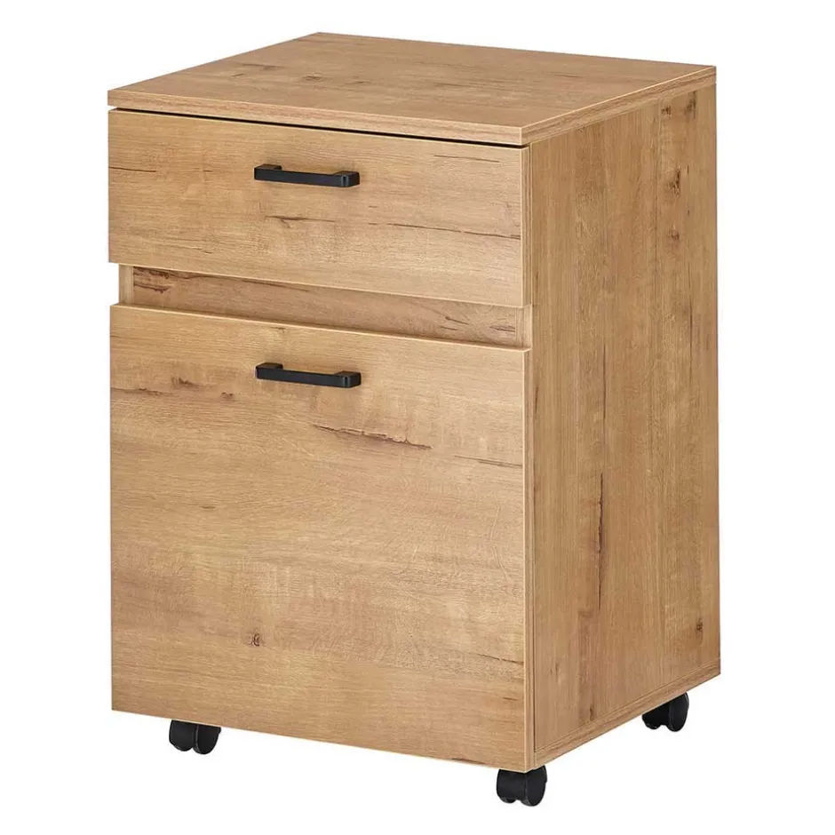 Schreibtisch mit Rollcontainer Set - Caprera (zweiteilig)^Wohnen Online