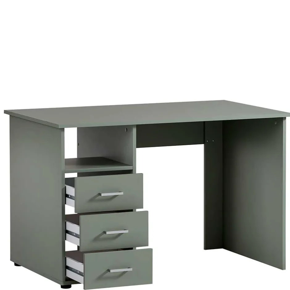 Schreibtisch mit Schubladen in Graugrün - Fegura^Wohnen Clearance