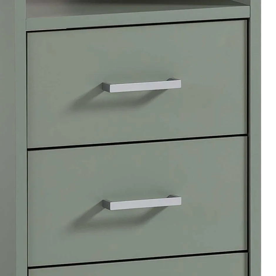 Schreibtisch mit Schubladen in Graugrün - Fegura^Wohnen Clearance