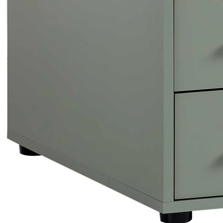 Schreibtisch mit Schubladen in Graugrün - Fegura^Wohnen Clearance