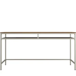 Wohnen Schreibtisch mit Staufach in Walnuss Optik - Streetline