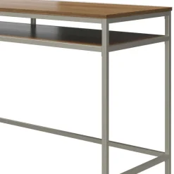 Wohnen Schreibtisch mit Staufach in Walnuss Optik - Streetline