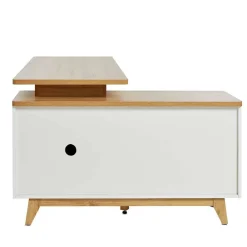 Wohnen Schreibtisch mit Stauraum als Eckausführung - Xuana