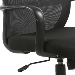 Wohnen Schreibtisch PC Drehstuhl in Schwarz - Naresh