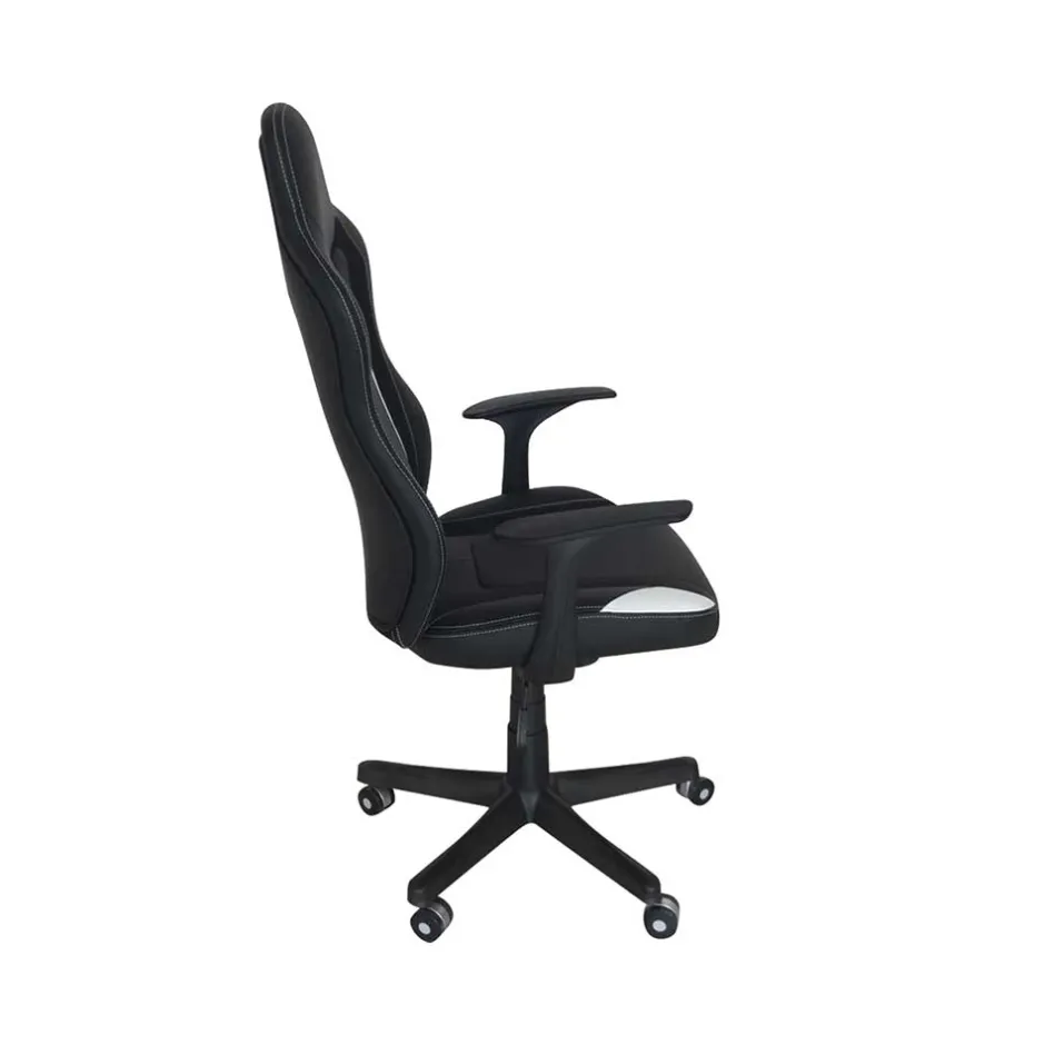 Wohnen Schreibtisch Racing Style Drehstuhl aus Kunstleder - Corners