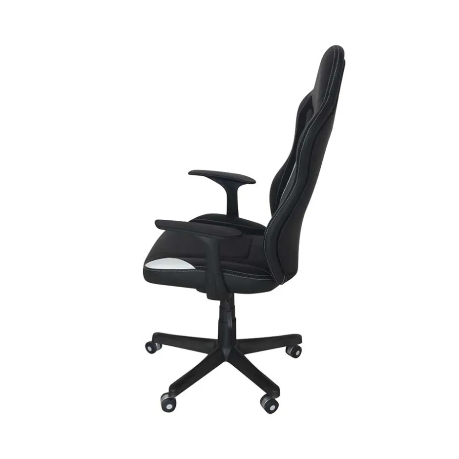 Wohnen Schreibtisch Racing Style Drehstuhl aus Kunstleder - Corners