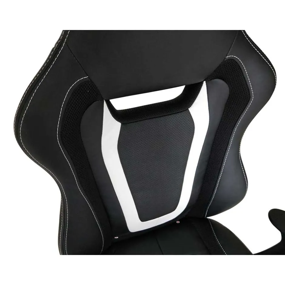 Wohnen Schreibtisch Racing Style Drehstuhl aus Kunstleder - Corners