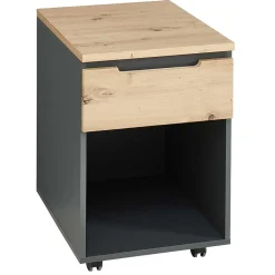 Wohnen Schreibtisch Rollcontainer mit Fach - Kuetra